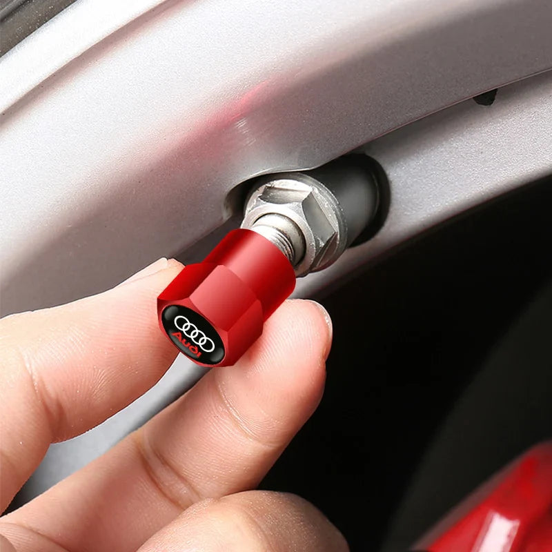 car tire dust caps