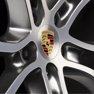 Porsche Centre Cap 76mm Silver 4 Caps